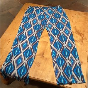 Bisou Bisou yoga pants Sz XL used